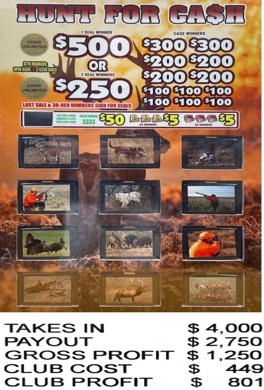 Hunt For Cash Caseboard Hunt For Cash Caseboard